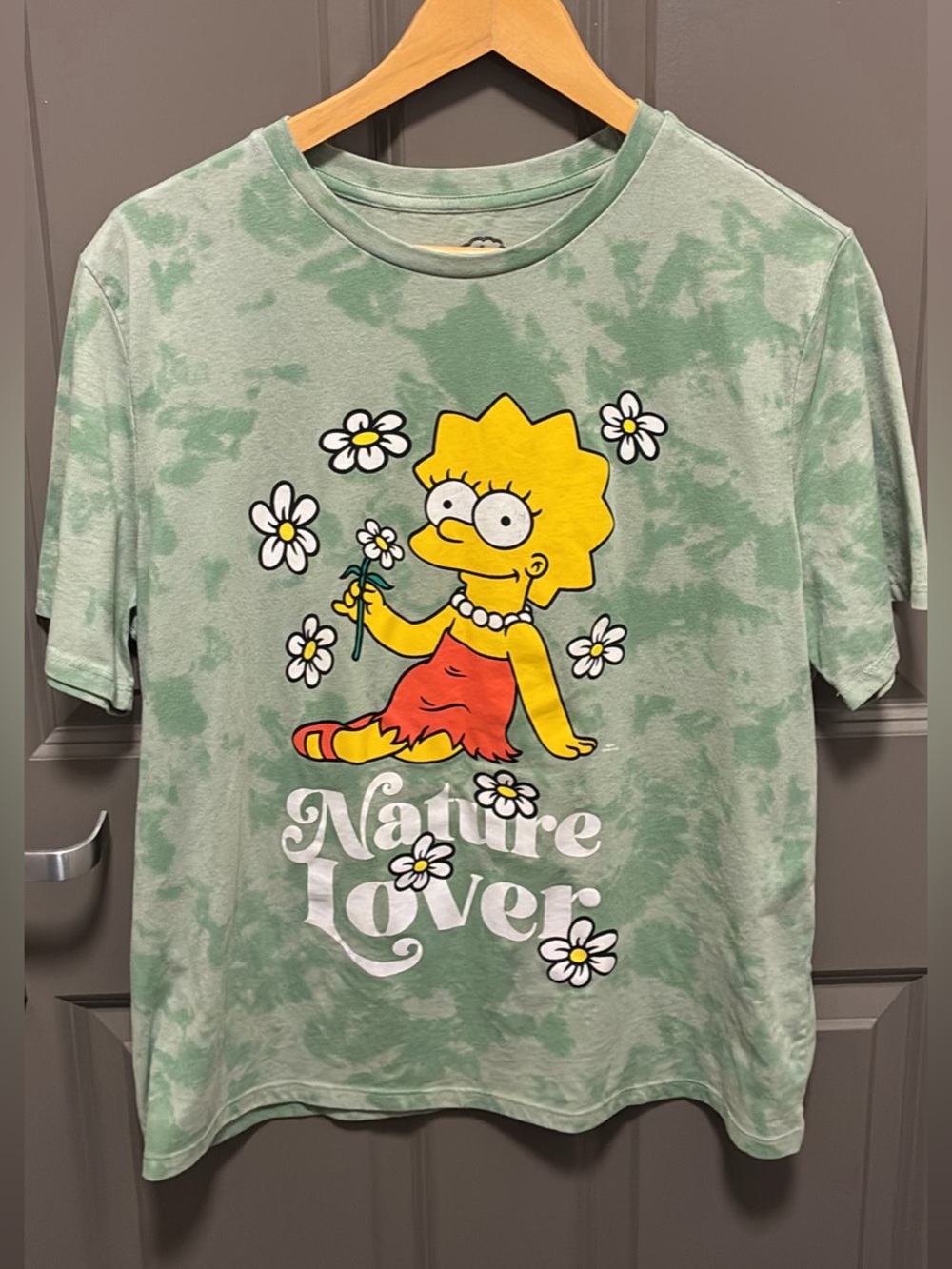 Tie-Dye 'Nature Lover' Lisa Simpson Graphic Tee